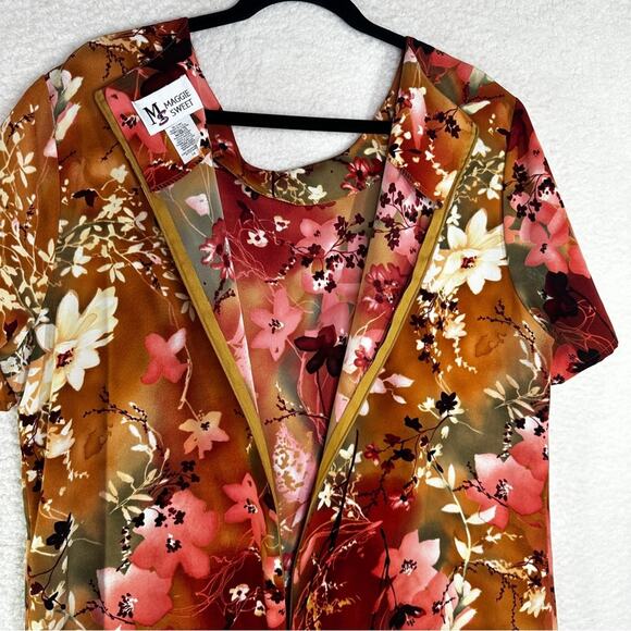 Maggie Sweet June Wildflower Dress Vintage 1X - Picture 7 of 11